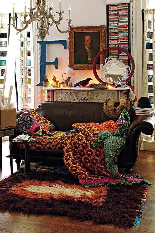 5. Bohemian-Chic-Living-Rooms-21-1-Kindesign